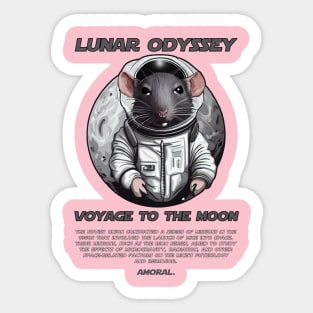 Lunar Odyssey | Voyage To The Moon Sticker